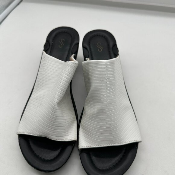 EUC Solely Jane Classic Comfort Sole Womens 9 Black Stripe w/Extra Raleigh KFT - Picture 2 of 9